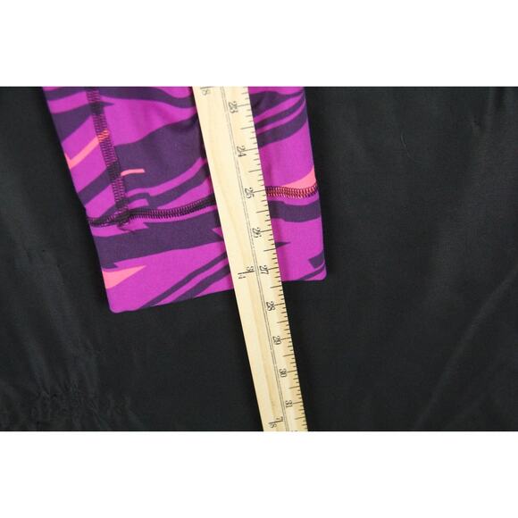 Reebok PW3R Leggings Women's Small Compression Fit Capri Pants Purple PLayDry - Picture 7 of 9